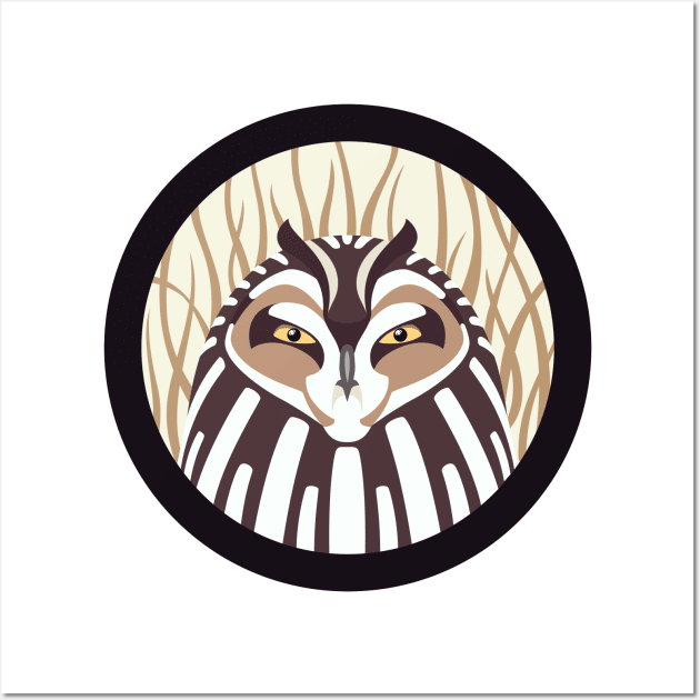 Short eared Owl Logo Wall Art by JadaFitch